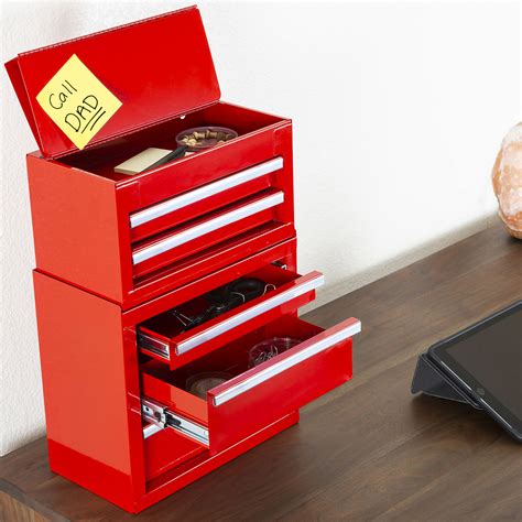 mini metal tool box|miniature tool box for desk.